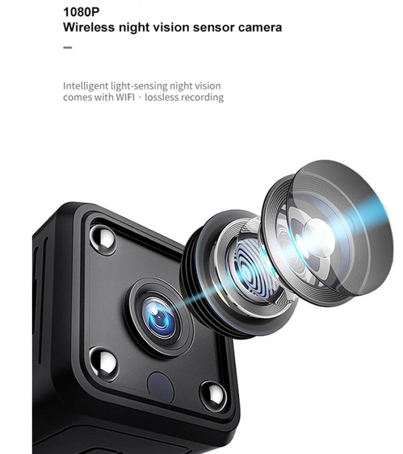 HD WIFI IP MINI Night Vision Camera 160° - Sale price - Buy online in  Pakistan 