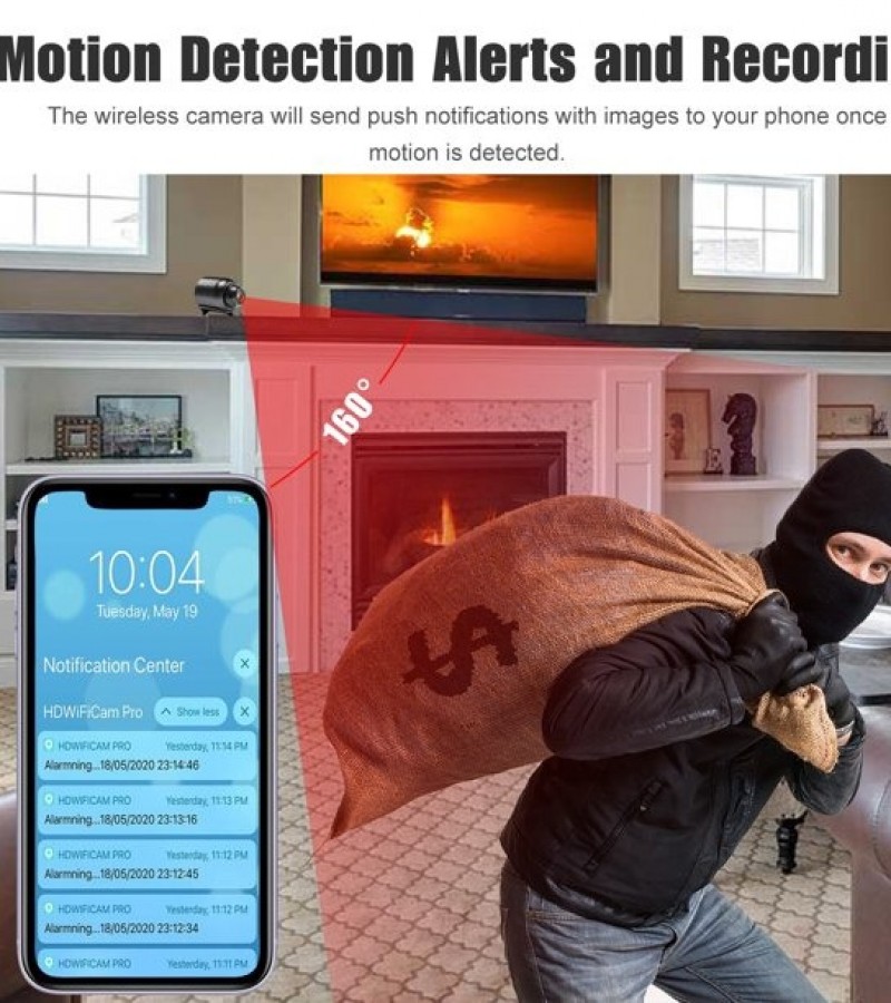 HD WIFI IP MINI Night Vision Camera 360°