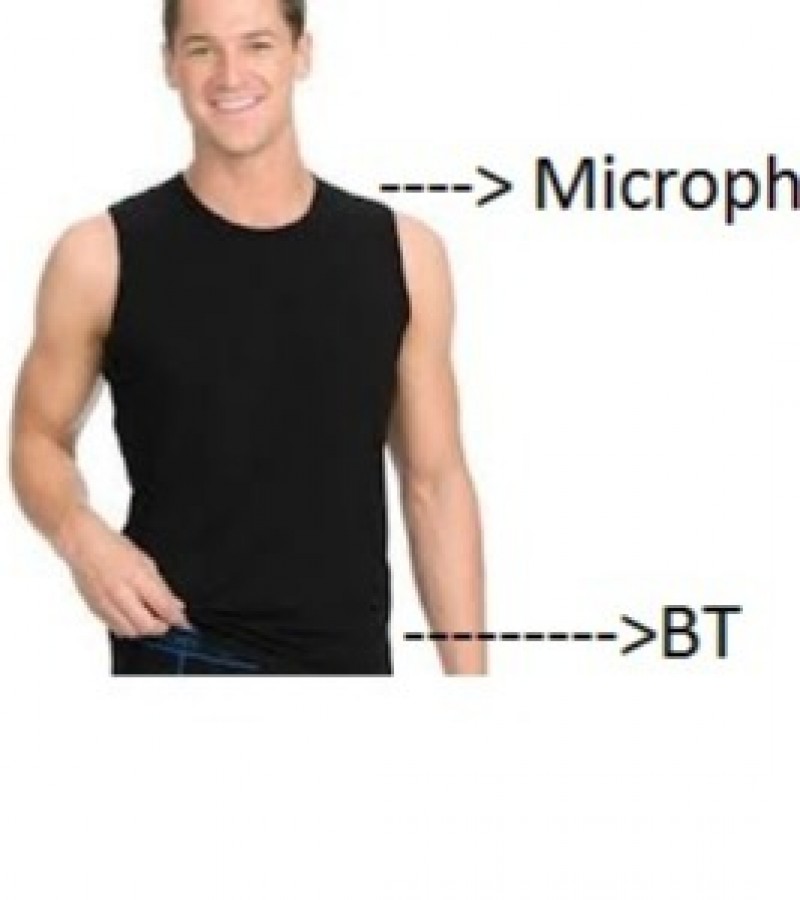 SPY Bluetooth Vest With Mini Earpiece